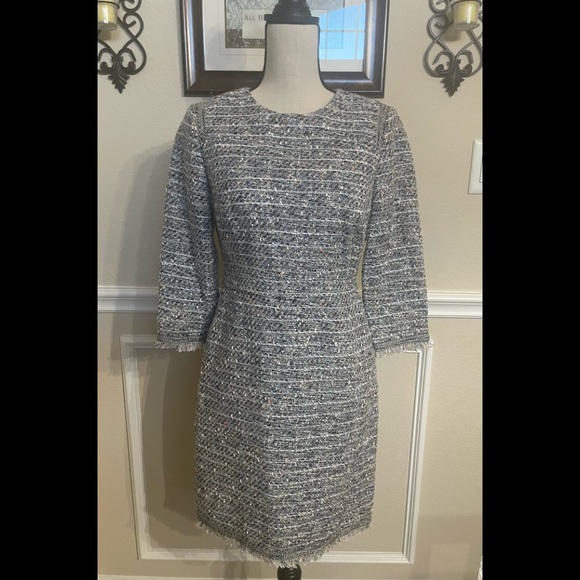 J.Crew dress in multicolor tweed 8P - Picture 1 of 4